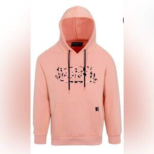 NWT VON DUTCH Hoodie. Cheetah Logo. Dirty Pink. Size 2XL